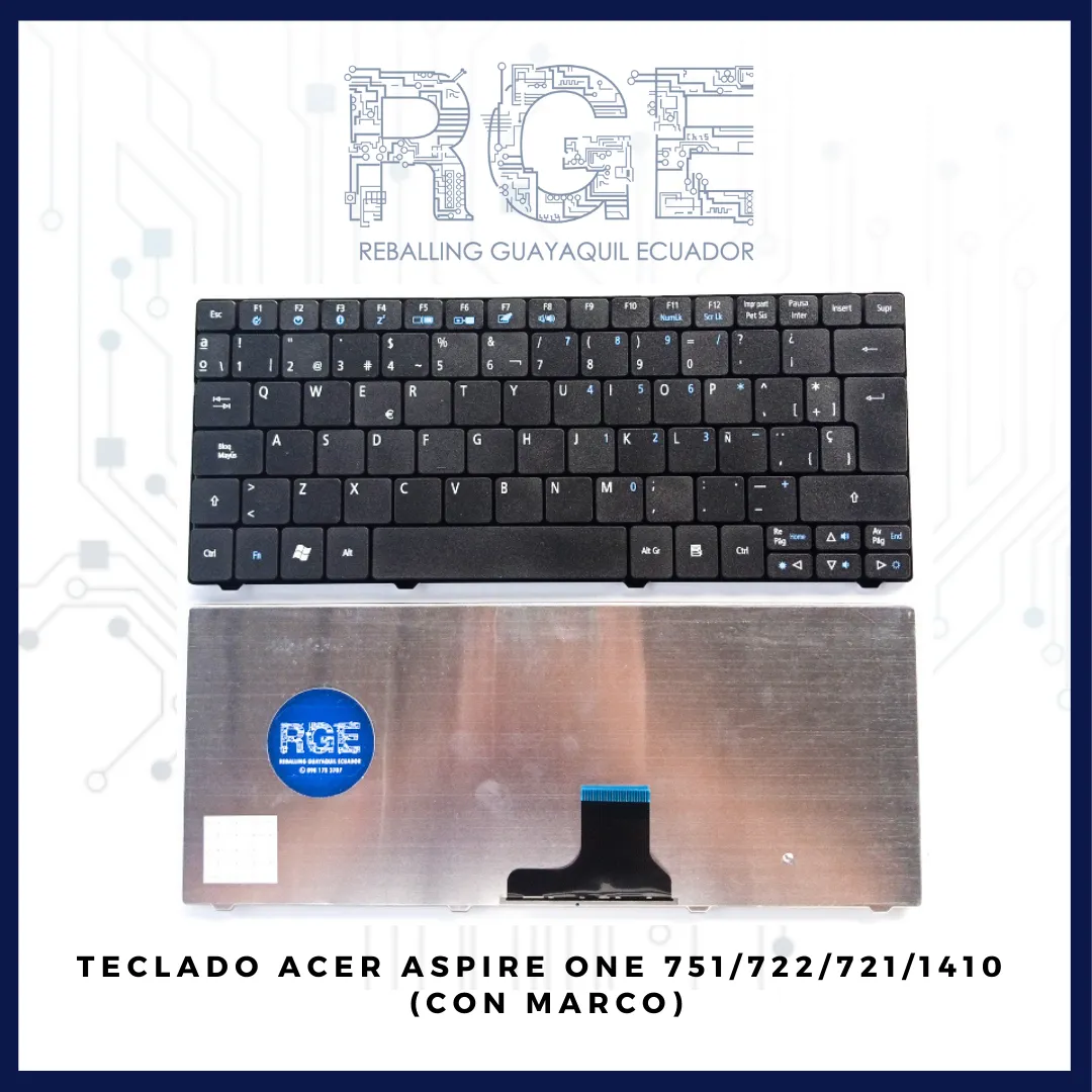 TECLADO ACER ASPIRE ONE 751, 722, 721, 1410