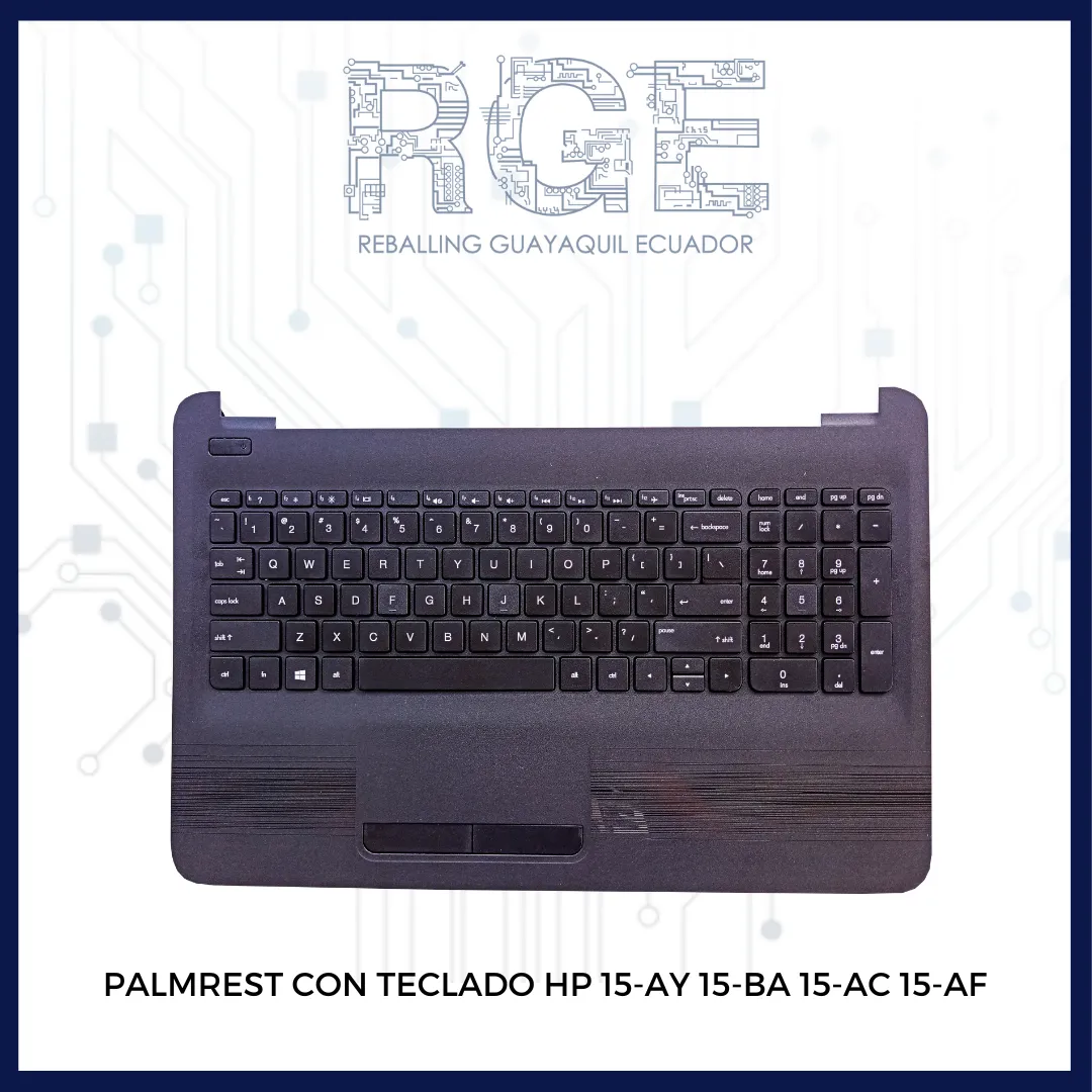 CARCASA PALMREST HP 15-AY 15-BA 15-AC 15-AF
