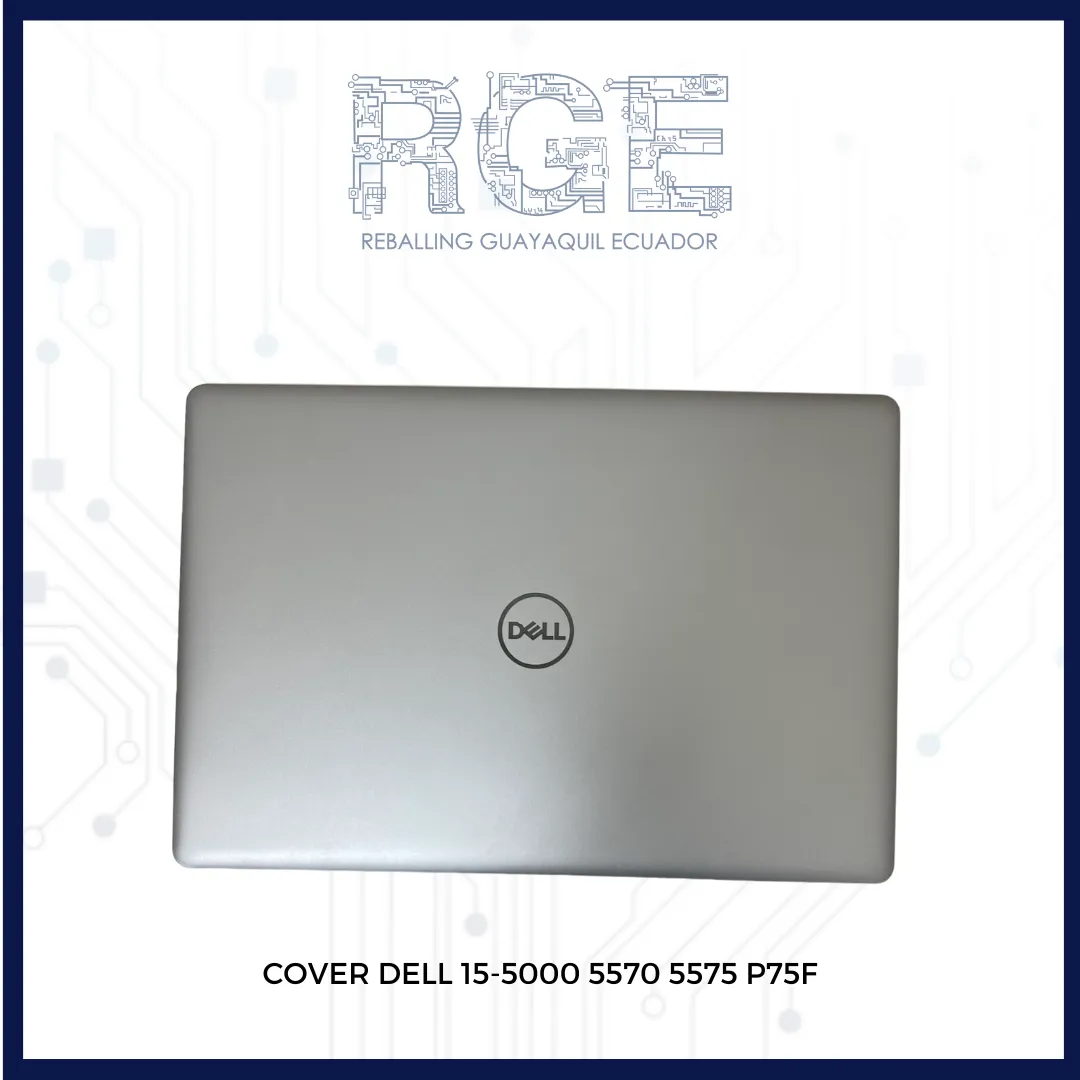 CARCASA COVER DELL COLOR PLATA 15-5000 5570 5575 P75F