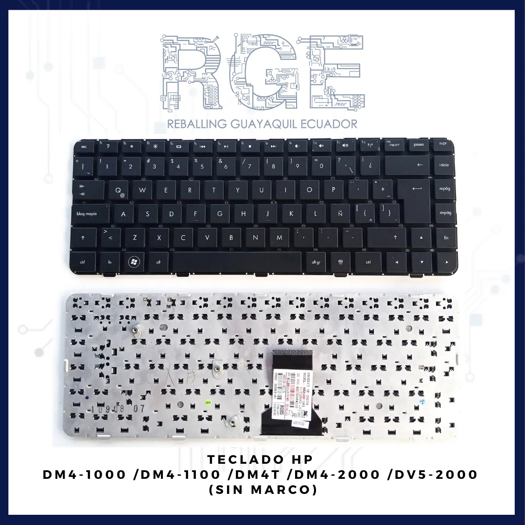 TECLADO HP DM4-1000/DM4-1100/DM4T/DM4-2000/DV5-2000(SIN MARCO)