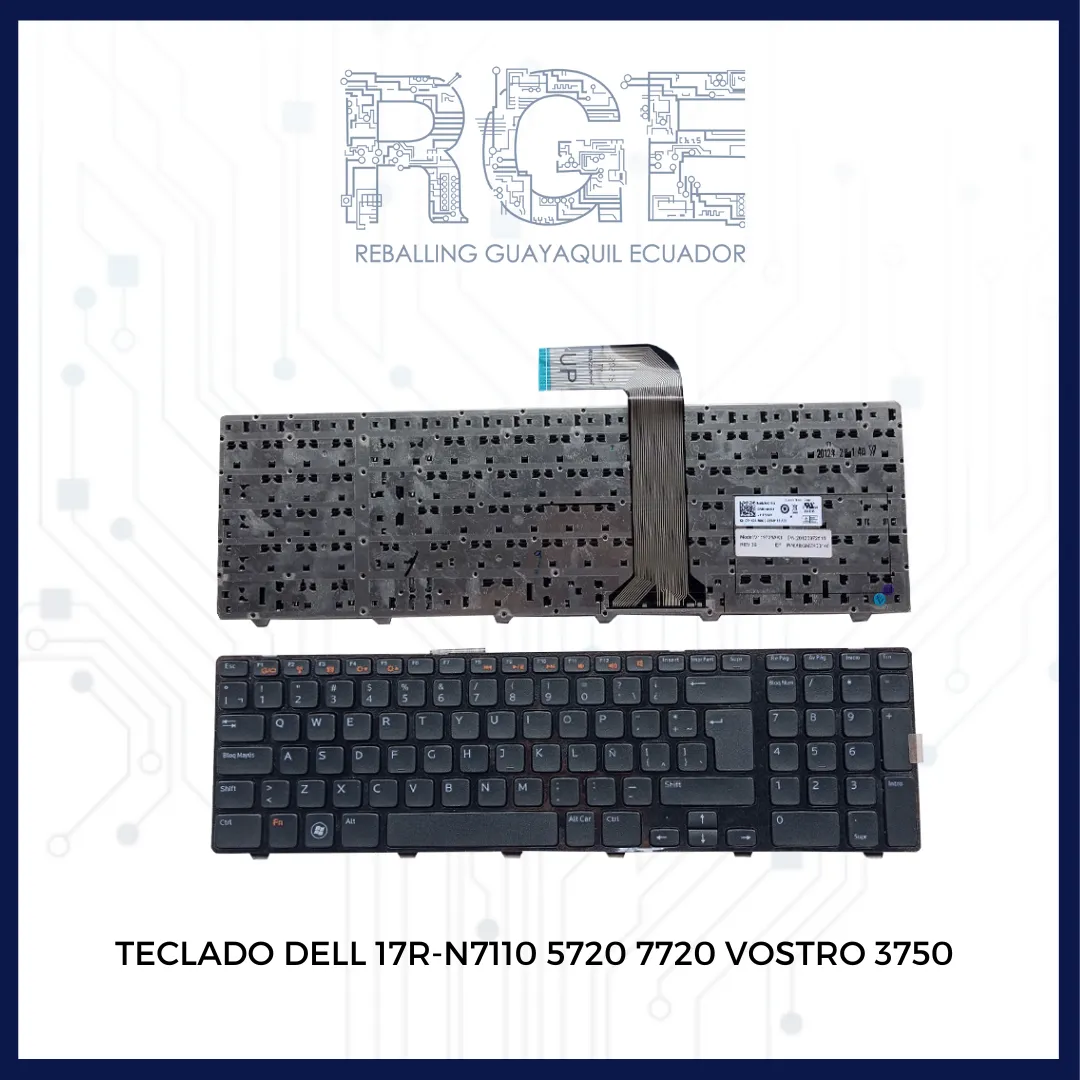 TECLADO DELL 17R N7110 5720 7720 VOSTRO 3750