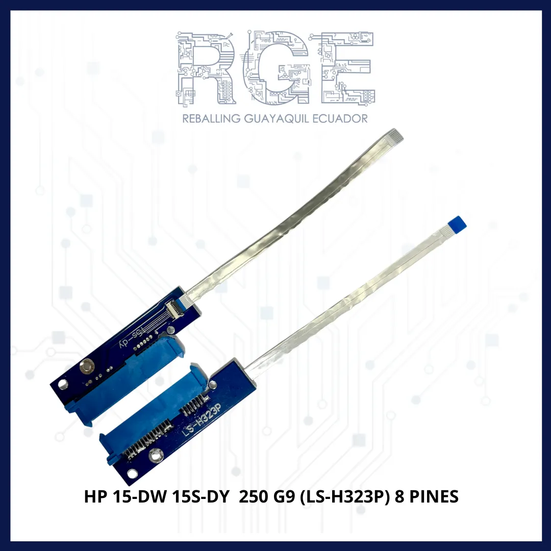 ADAPTADOR DE DISCO DURO HP 250 G8 15-CS 15-DW 15-GW 15-DY (LS-H323P) 8 PIN
