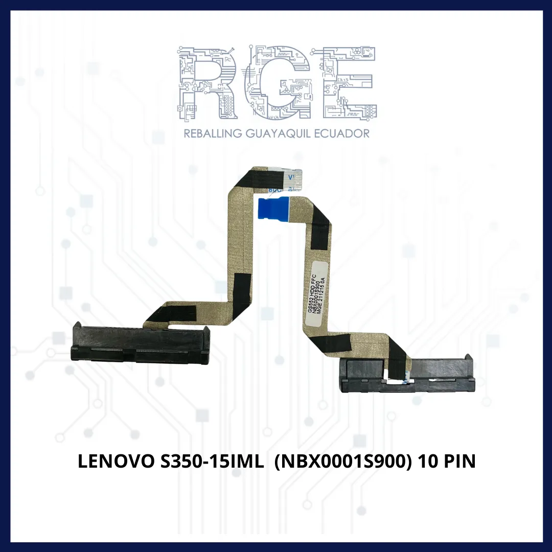 ADAPTADOR DE DISCO DURO LENOVO S350-15IML (NBX0001S900) 10 PIN