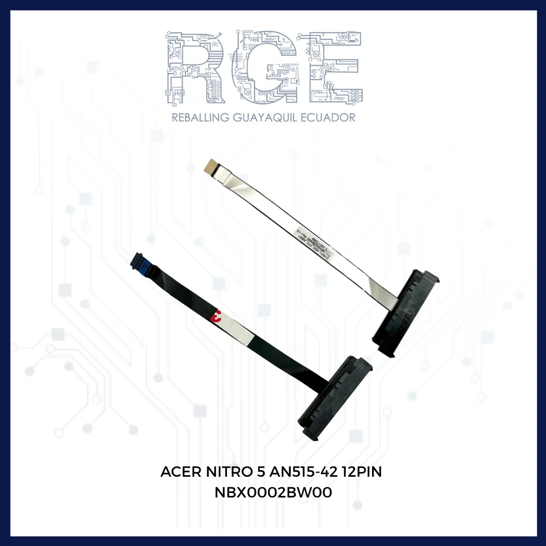 ADAPTADOR DE DISCO DURO ACER Nitro 5 AN515-42 AN515-42-R5ED (NBX0002BW00) 12 pin