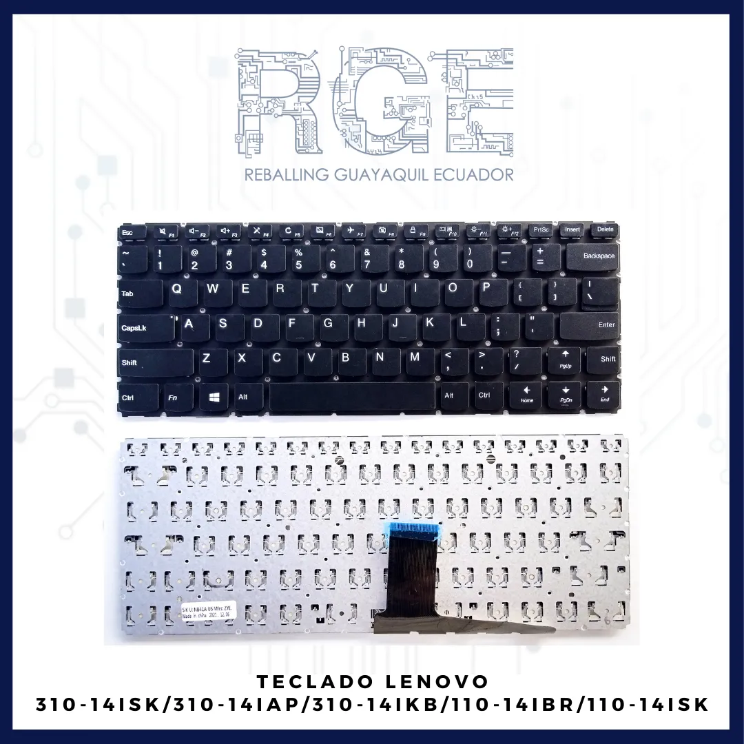 TECLADO LENOVO 310-14ISK, 310-14IAP, 310-14IKB,110-14IBR
