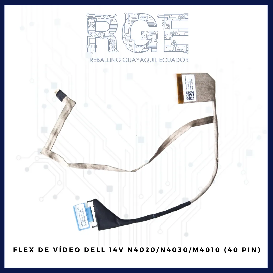 LEX DE VÍDEO PARA LAPTOP DELL 14V N4020/N4030/M4010 (40 PIN)