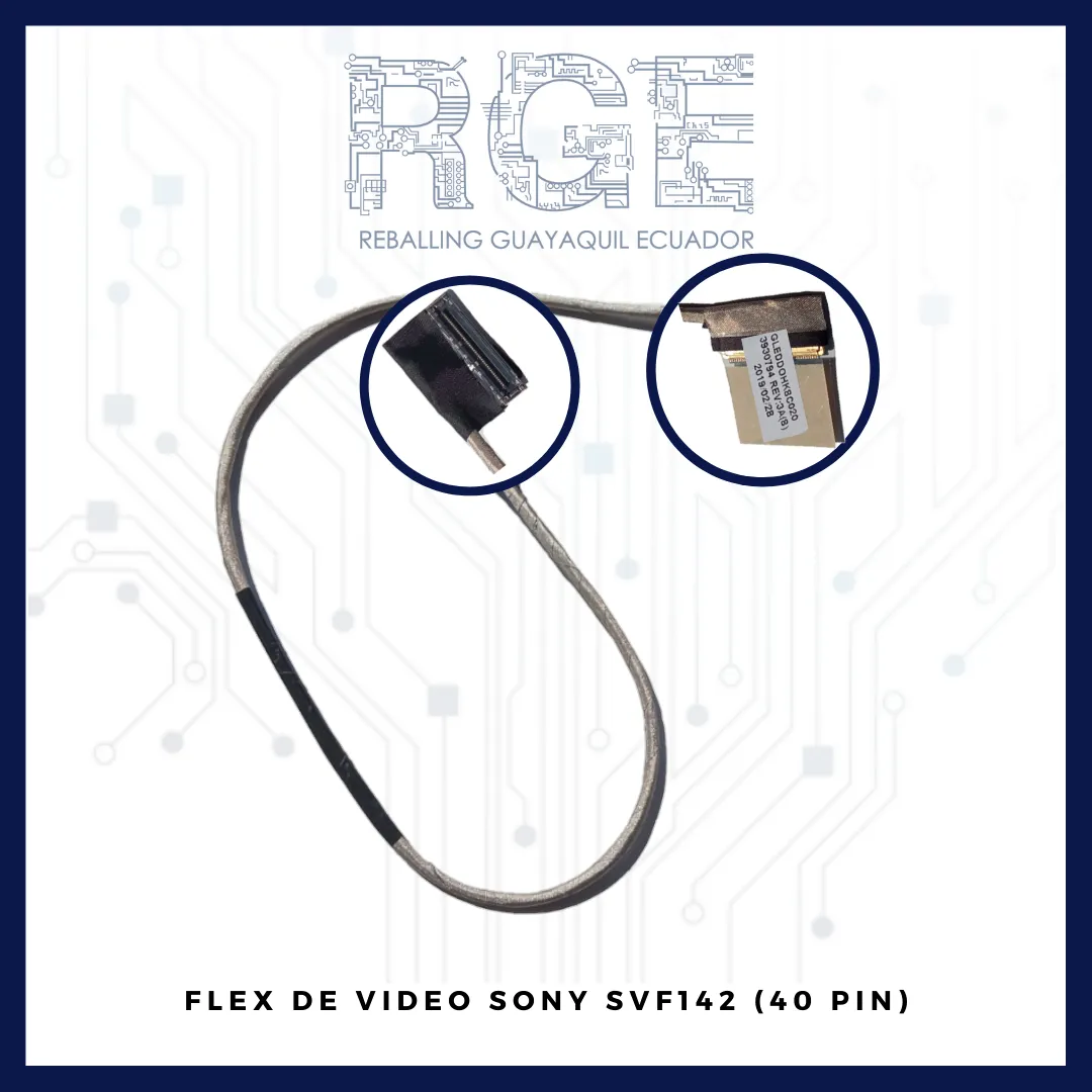 FLEX DE VÍDEO  SONY SVF142 (40 PIN)