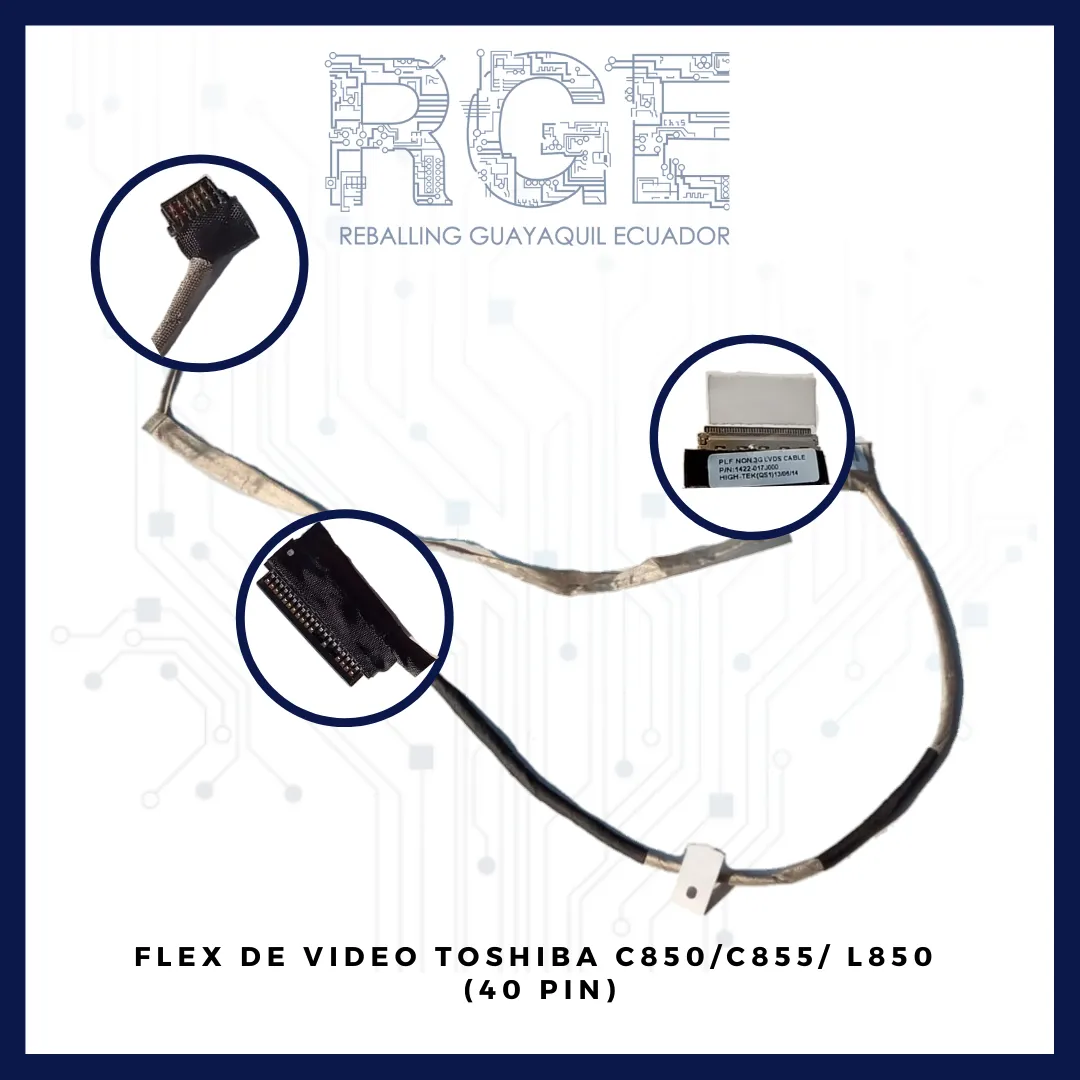 FLEX DE VÍDEO TOSHIBA C850/C855/C870