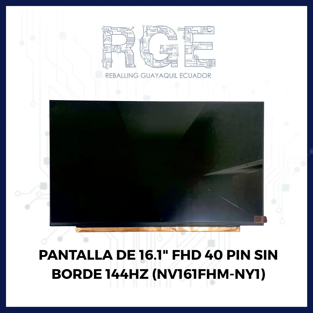 PANTALLA DE 16.1" FHD 40 PIN SIN BORDE 144HZ (NV161FHM-NY1)